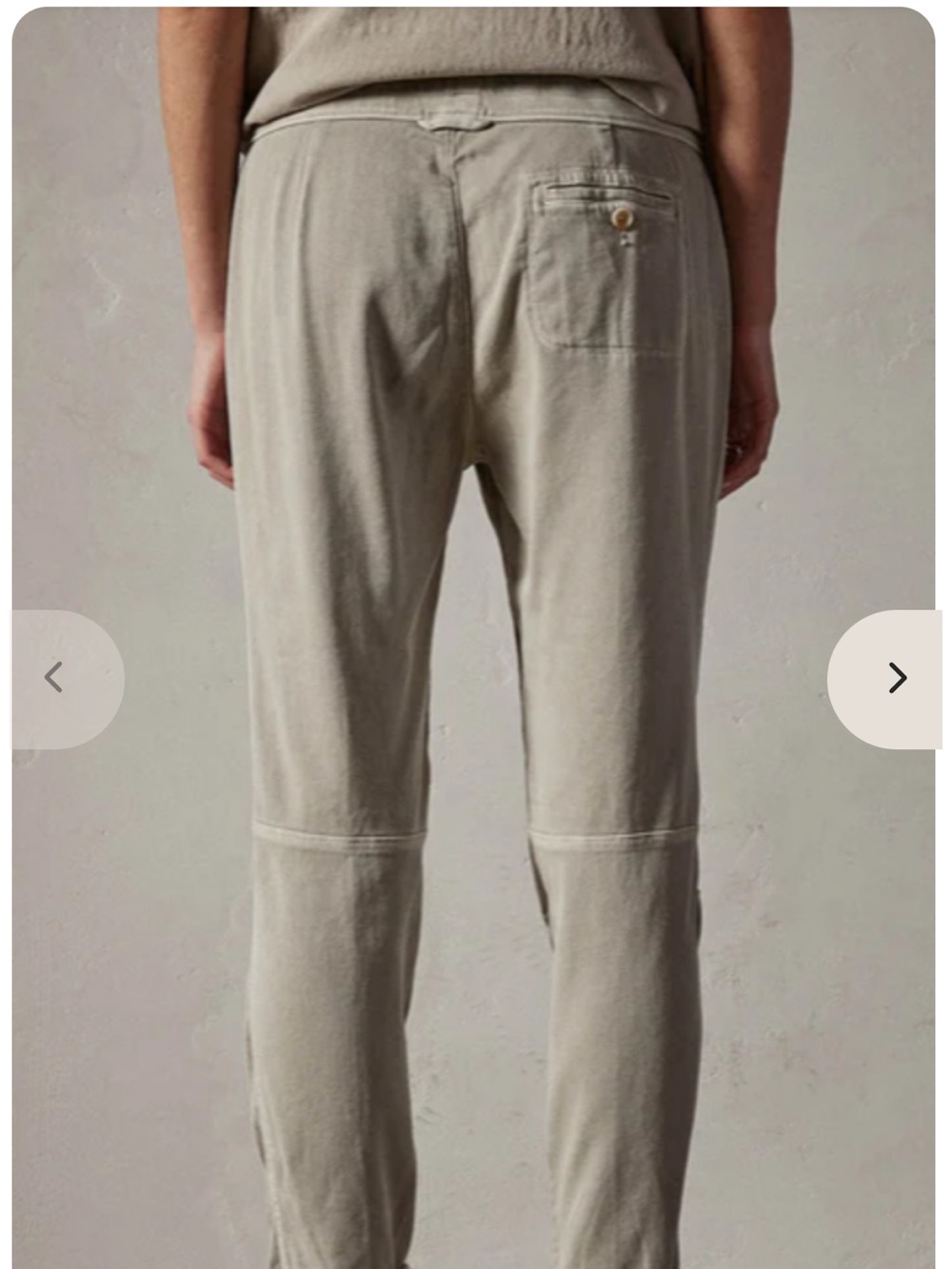James Perse Soft Drape Utility Pant In  Driftwood Pigment Size 2  (US Medium) - Picture 8 of 14